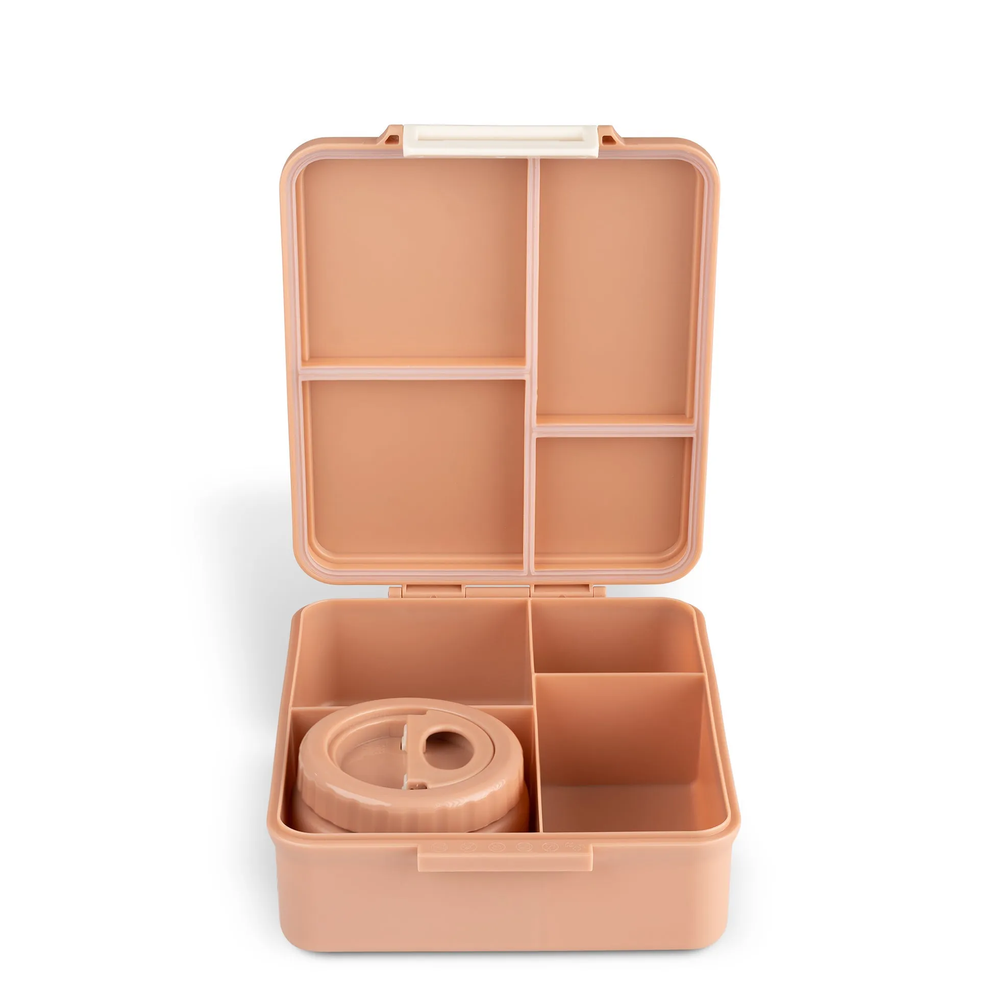 Citron Grand Lunchbox with Insulated Food Jar and Saucer - Blush Pink
