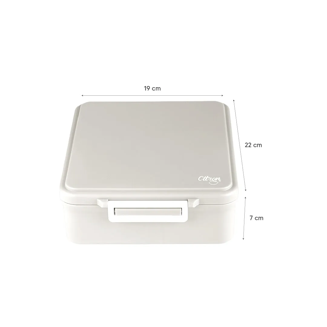 Citron Grand Lunchbox with Insulated Food Jar and Saucer - Blush Pink