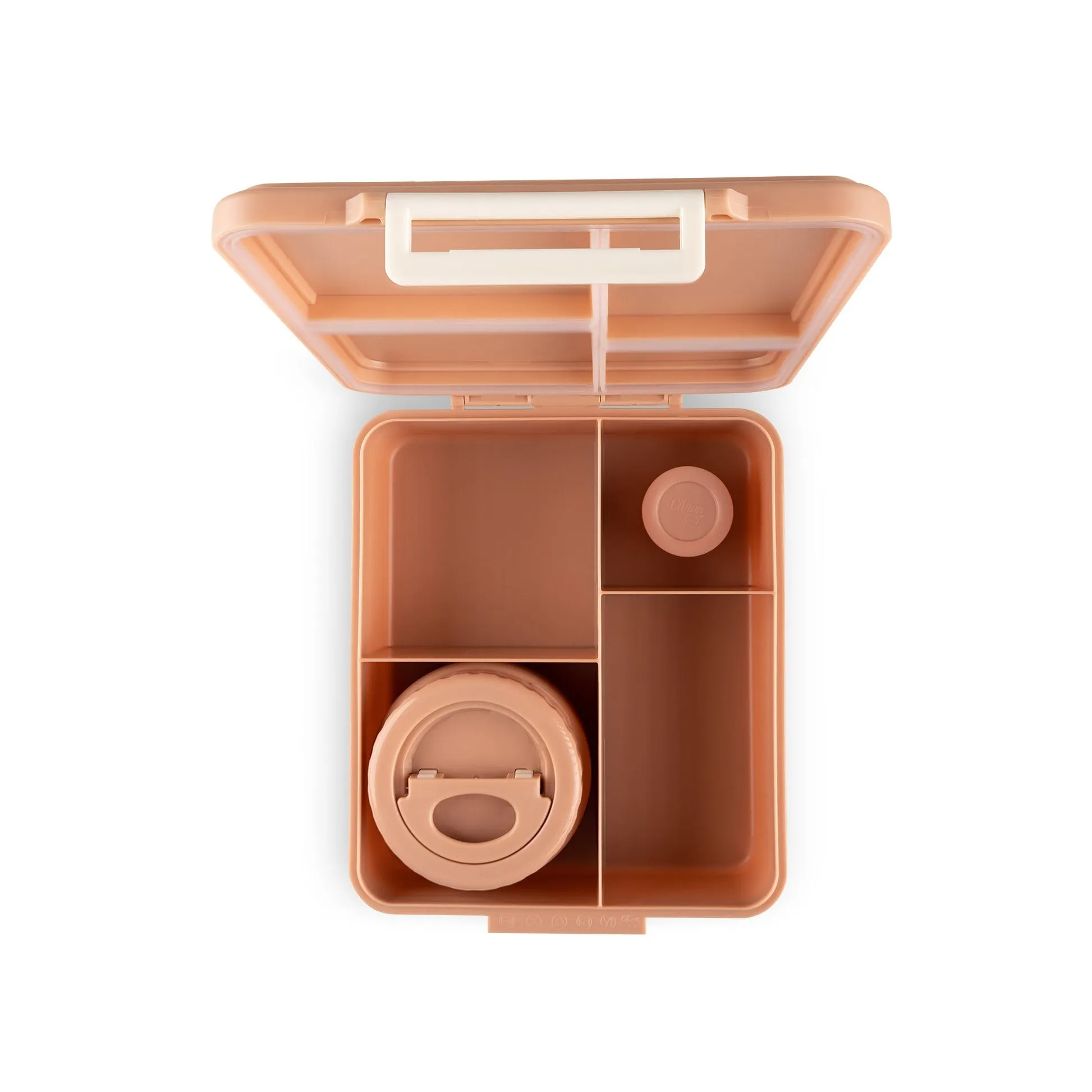 Citron Grand Lunchbox with Insulated Food Jar and Saucer - Blush Pink
