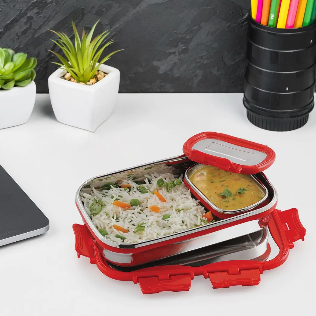 Click It Stainless Steel Lunch Box, Medium