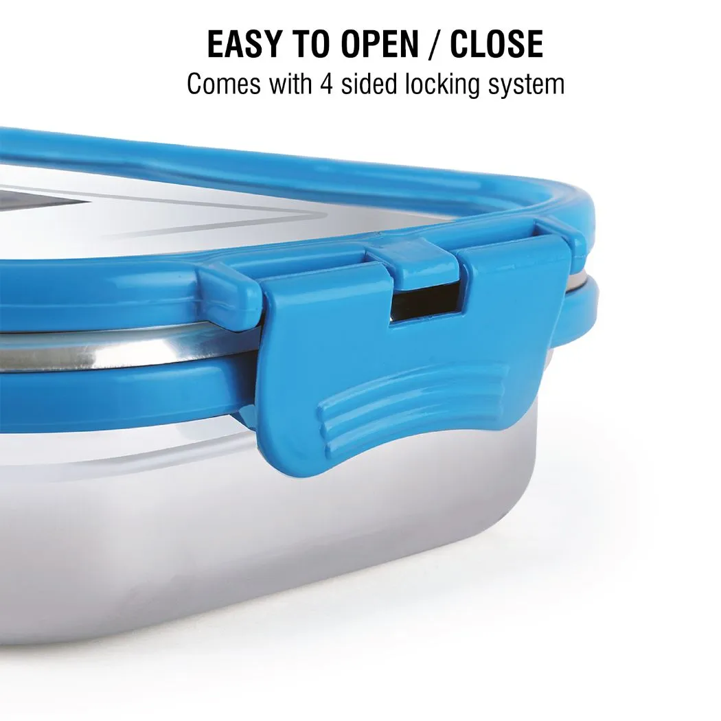 Click It Stainless Steel Lunch Box, Medium