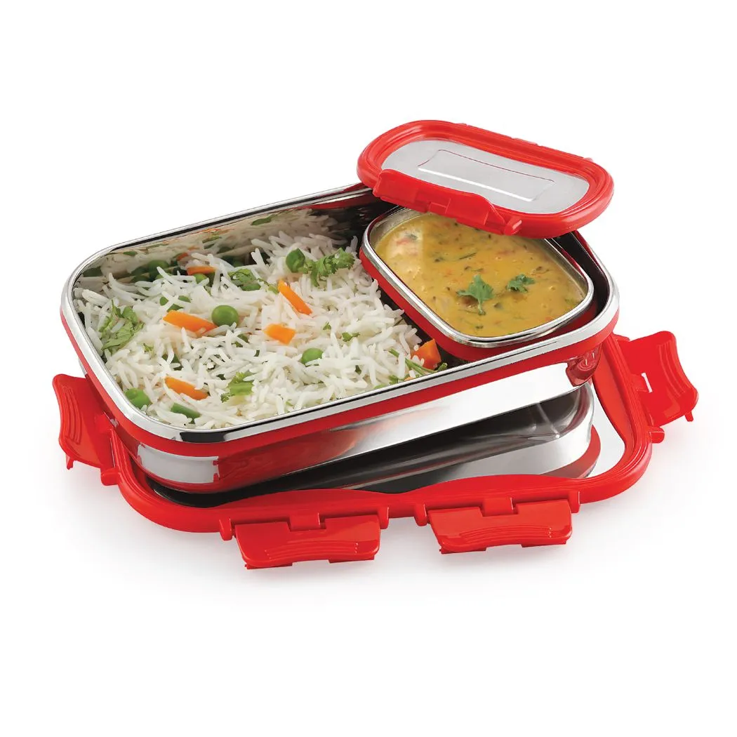 Click It Stainless Steel Lunch Box, Medium