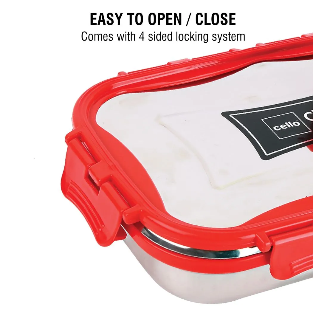 Click It Stainless Steel Lunch Box, Medium
