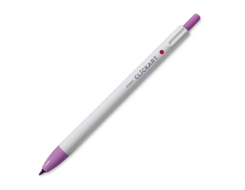 Clickart Retractable Marker Pens - 48 color options