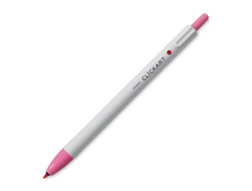 Clickart Retractable Marker Pens - 48 color options