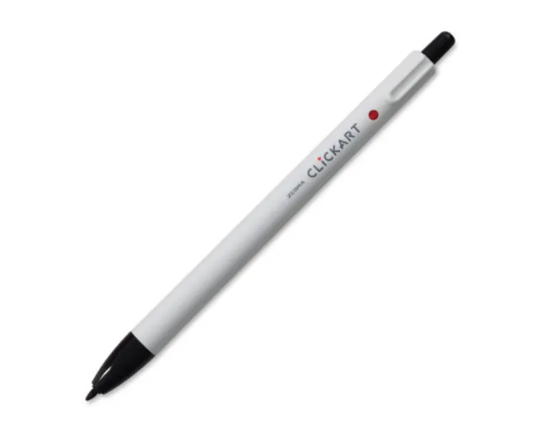 Clickart Retractable Marker Pens - 48 color options