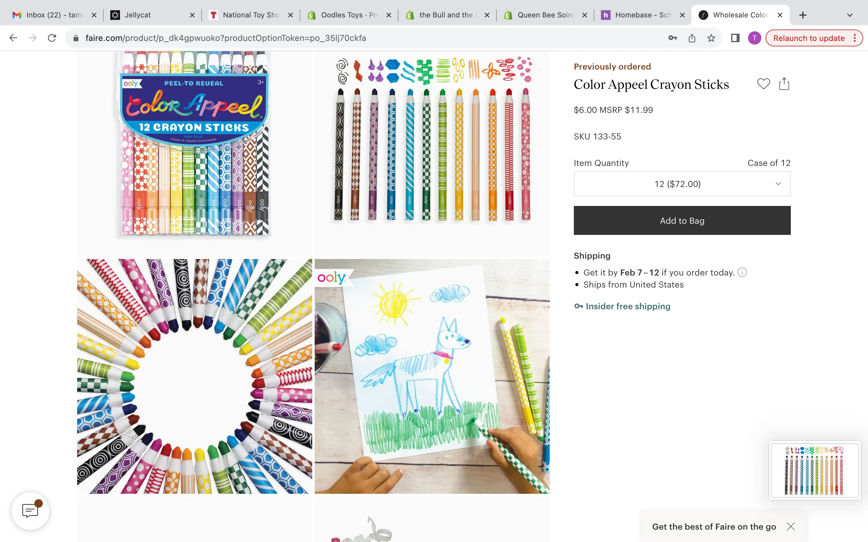 Color Appeel Crayon Sticks
