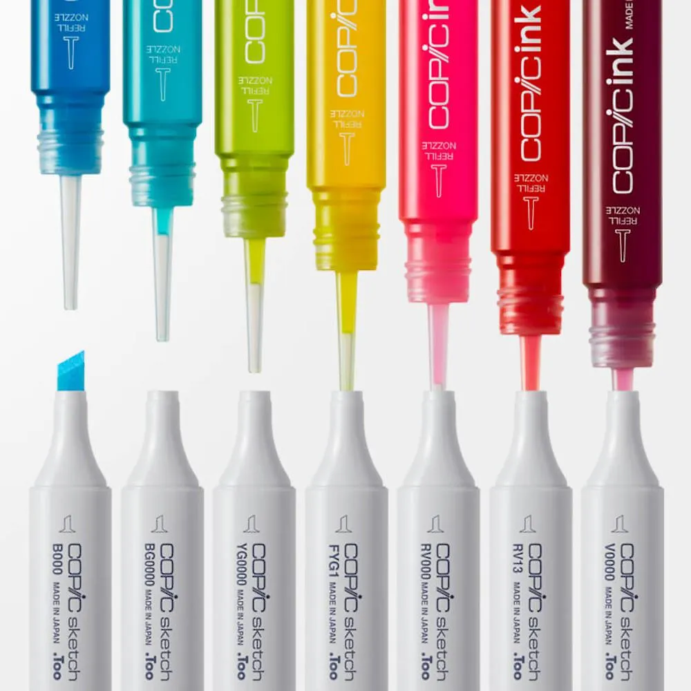 Copic Refill Inks, 12ml