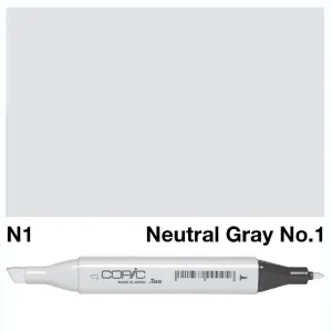 Copic Sketch Marker N 1 Netural Gray