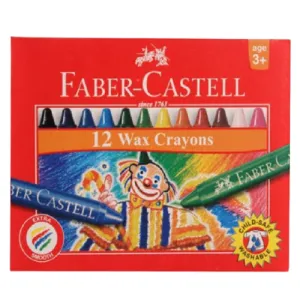 Crayons Fabercastell Wax Round 90mm 8mm Set