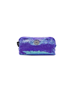 Cubs Mermaid Blue Sequin Pencil Case