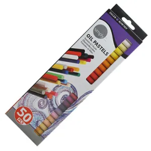 DALER ROWNEY SIMPLY OIL PASTEL SET 50 COLOURS