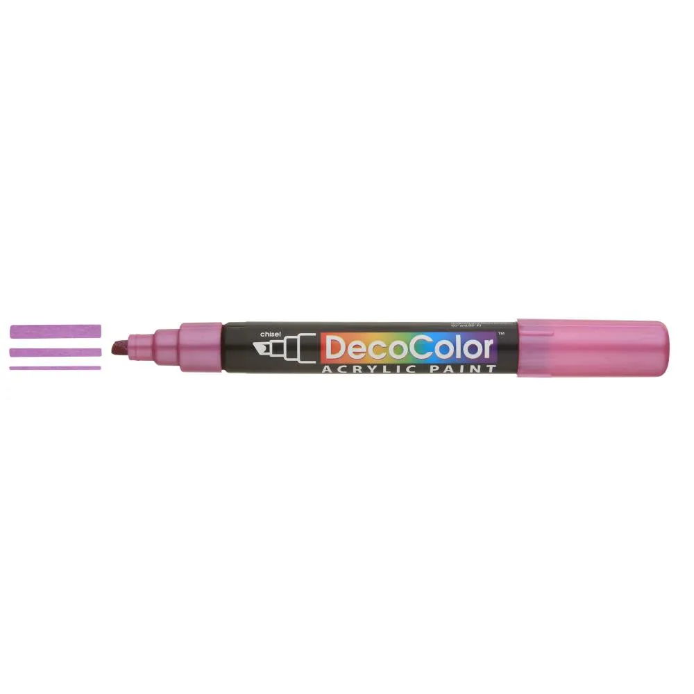 Decocolor Acrylic Paint Marker - Metallic Red
