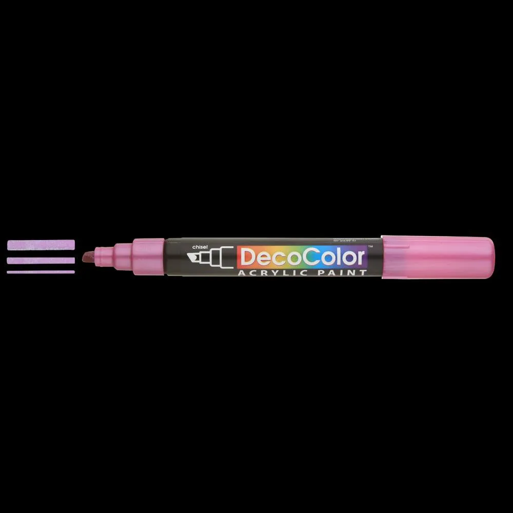 Decocolor Acrylic Paint Marker - Metallic Red
