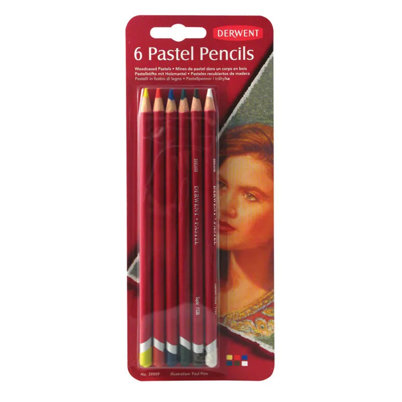 Derwent Pastel Pencils - (Pack of 6)