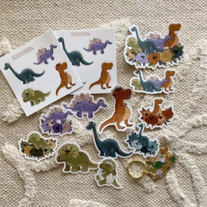 Dinosaur Florals Bundle Set of 14