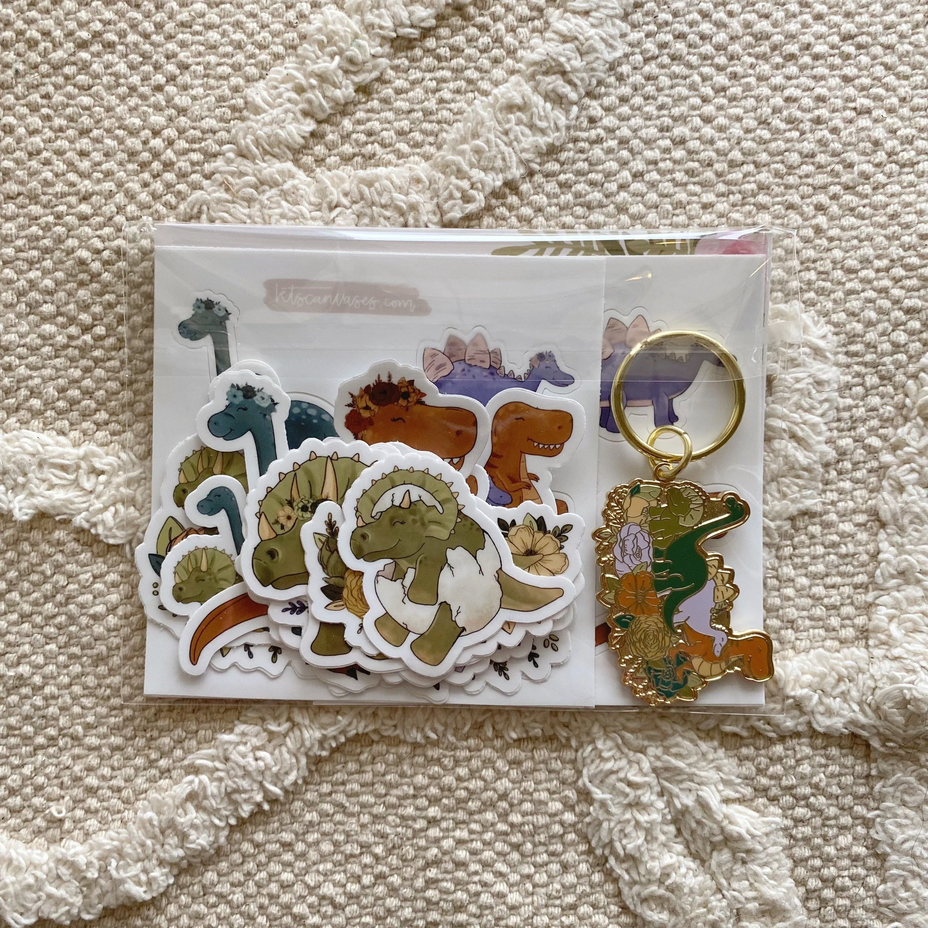 Dinosaur Florals Bundle Set of 14