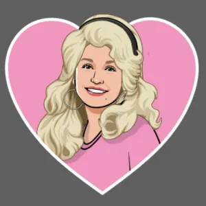 Dolly Inspired Sticker
