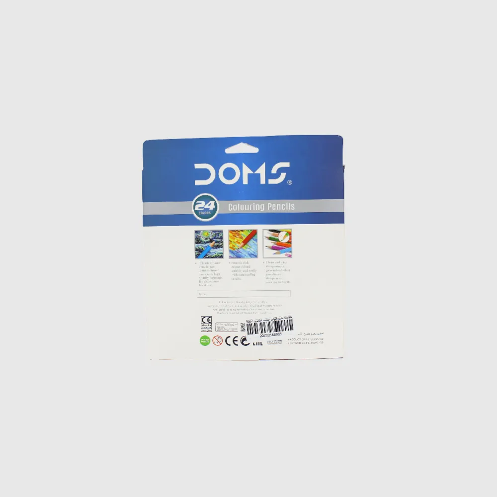 Doms Coloring Pencils - 24 Pcs.