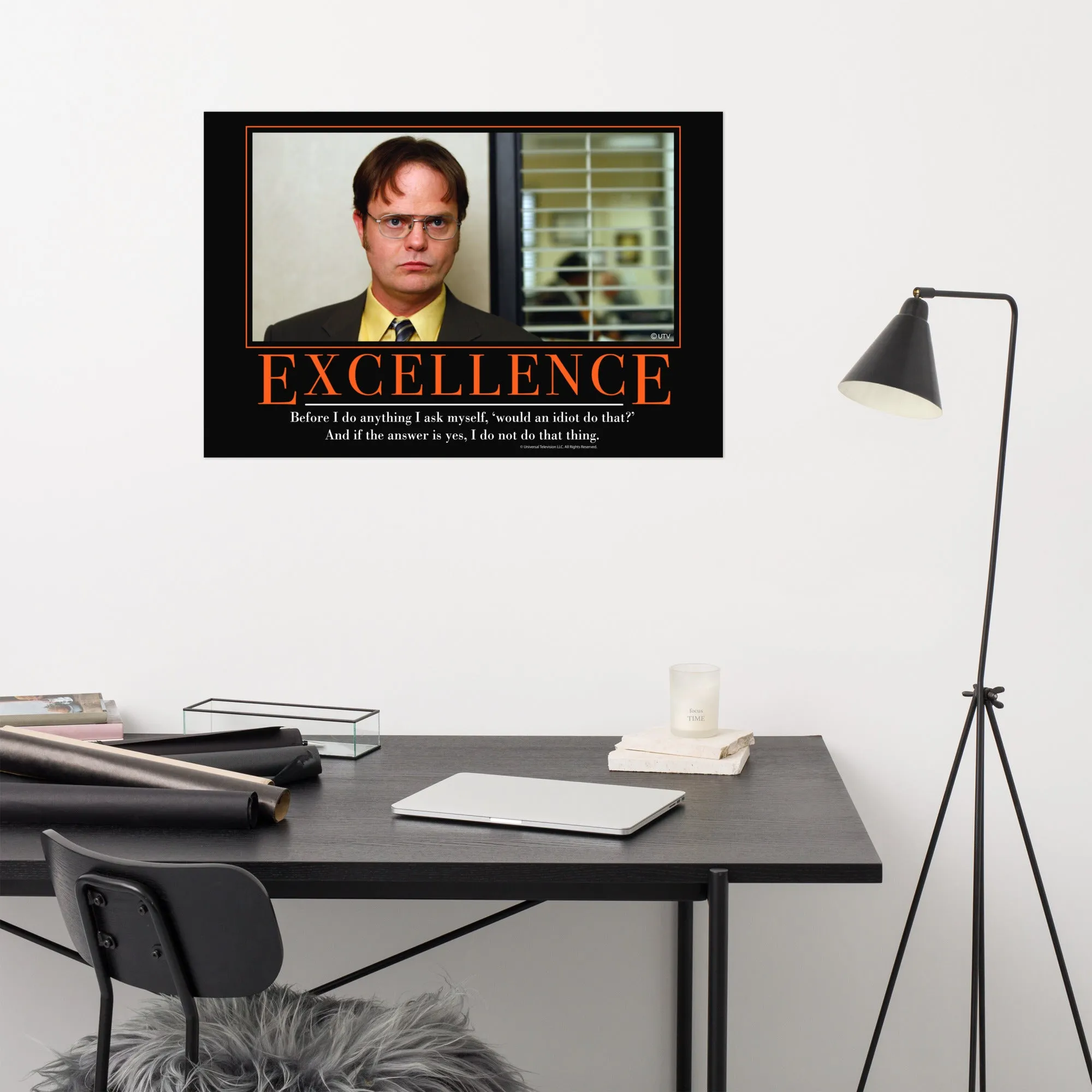 Excellence Motivational Framed Poster