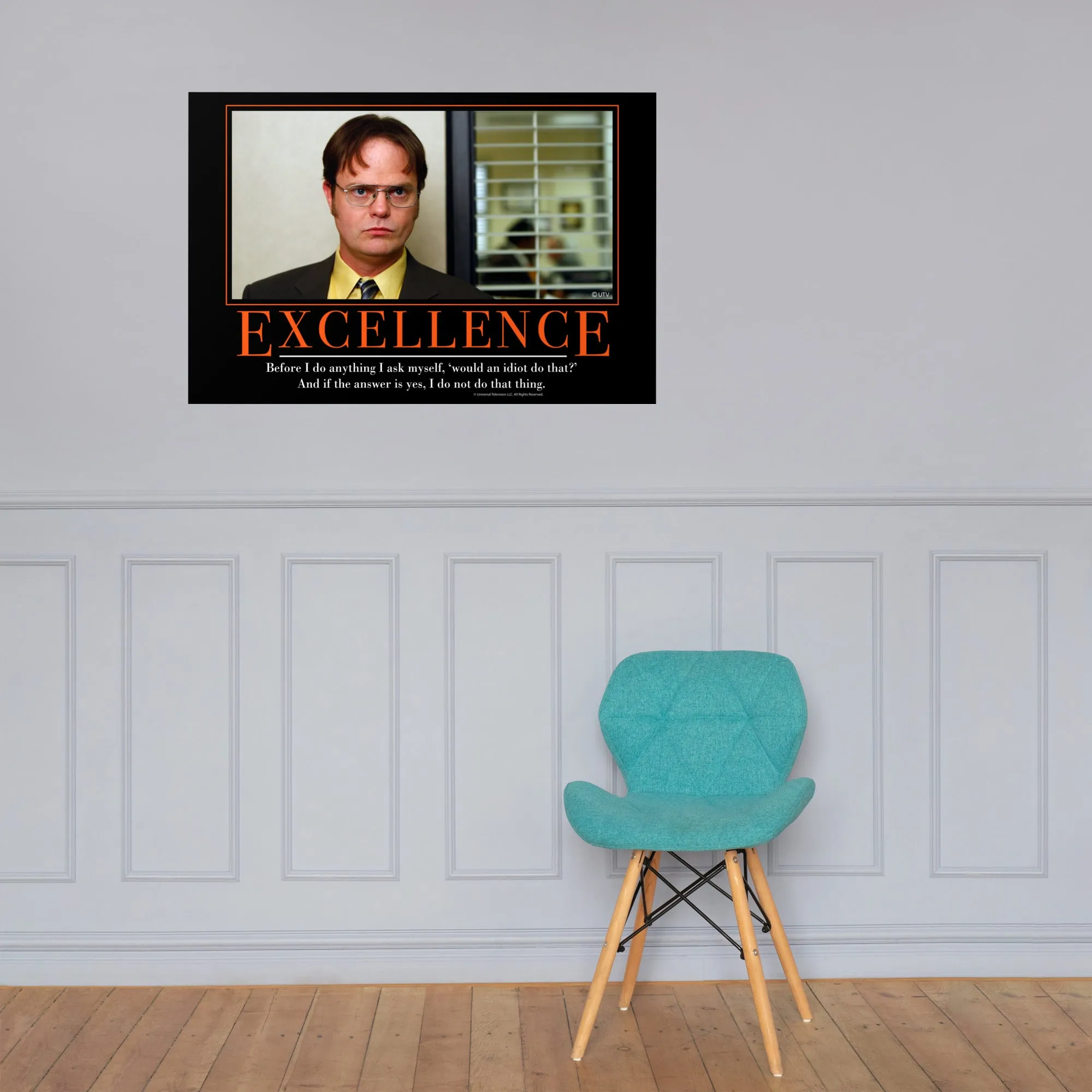 Excellence Motivational Framed Poster