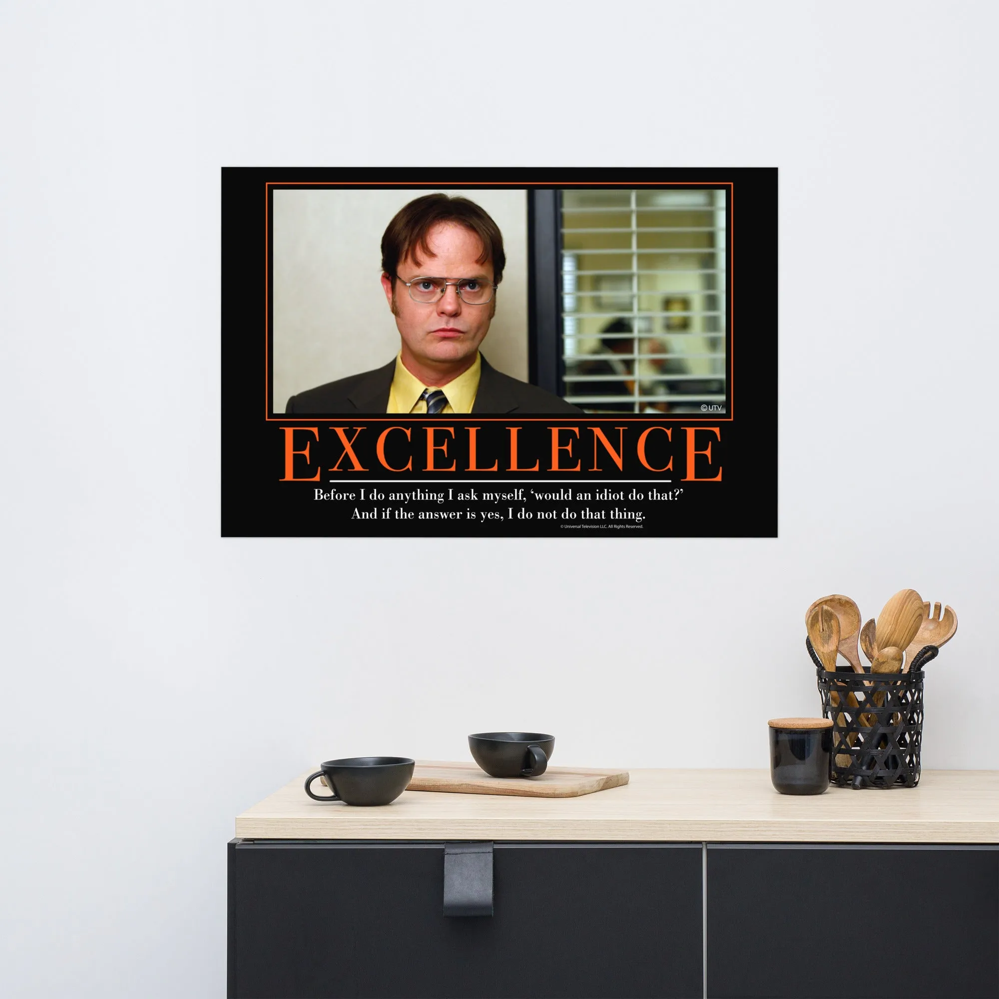 Excellence Motivational Framed Poster