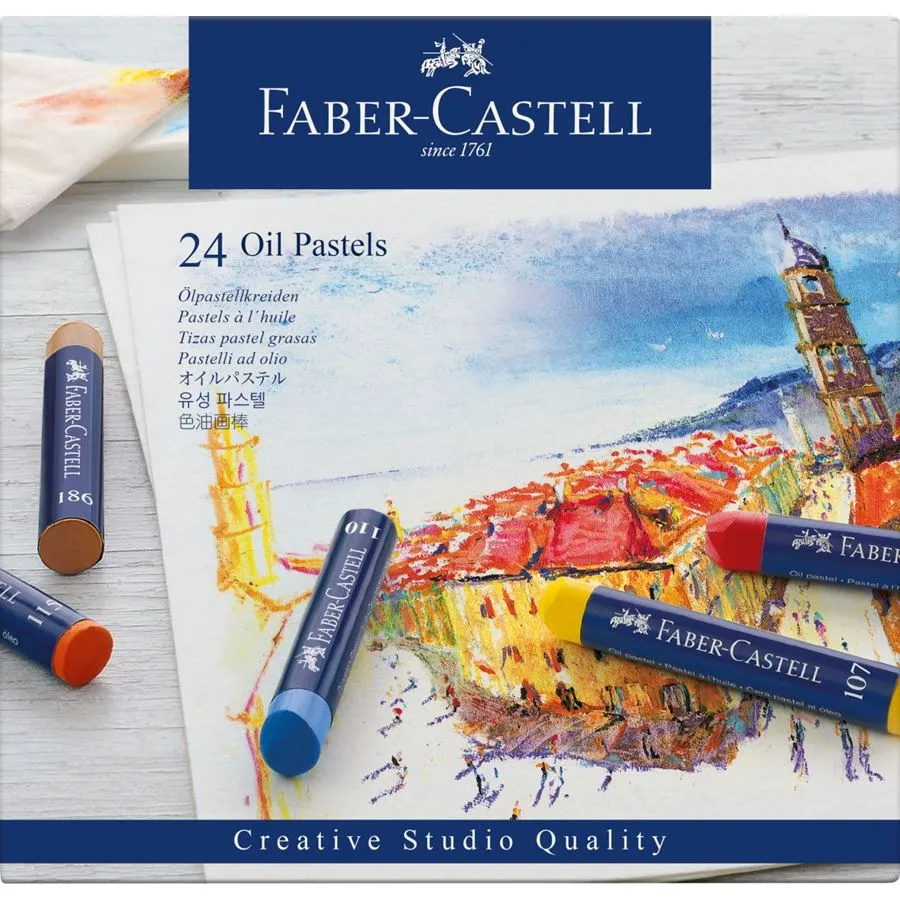 FABER-CASTELL Creative Studio Oil Pastels - (FC127024)