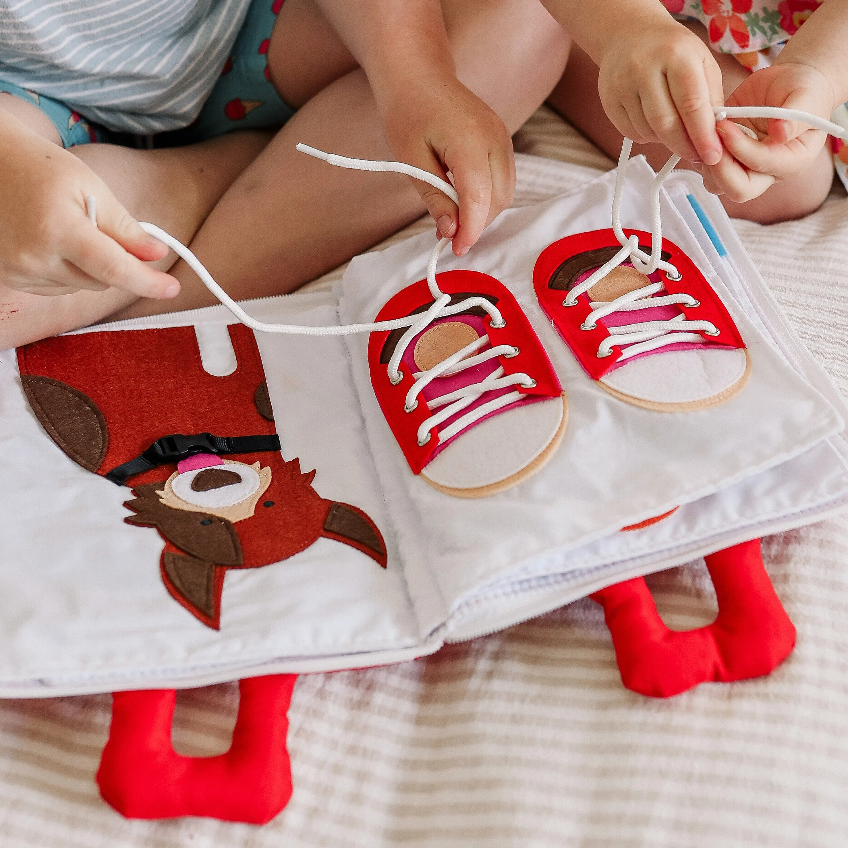 Fabric Activity Book | My Big Day | Red Cover
