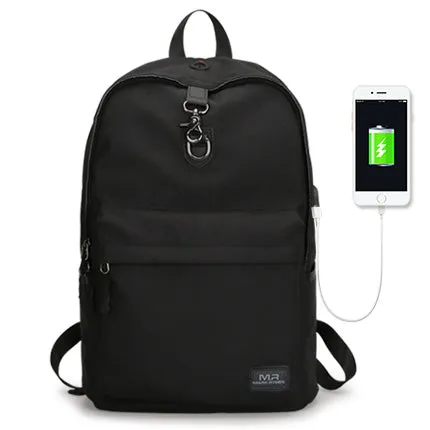 four Colors USB design Backpack