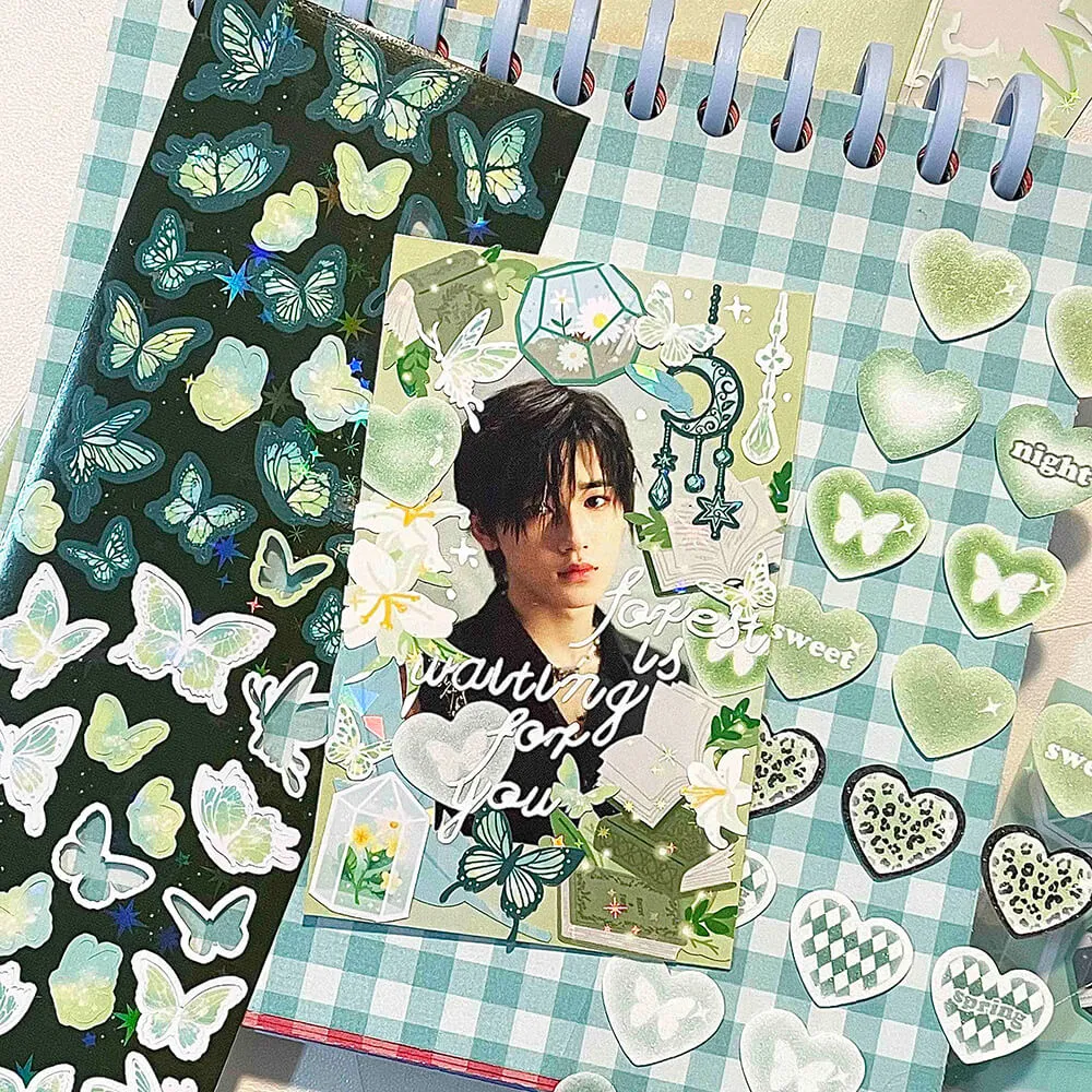 Heart Deco Stickers Set of 7 Sheets