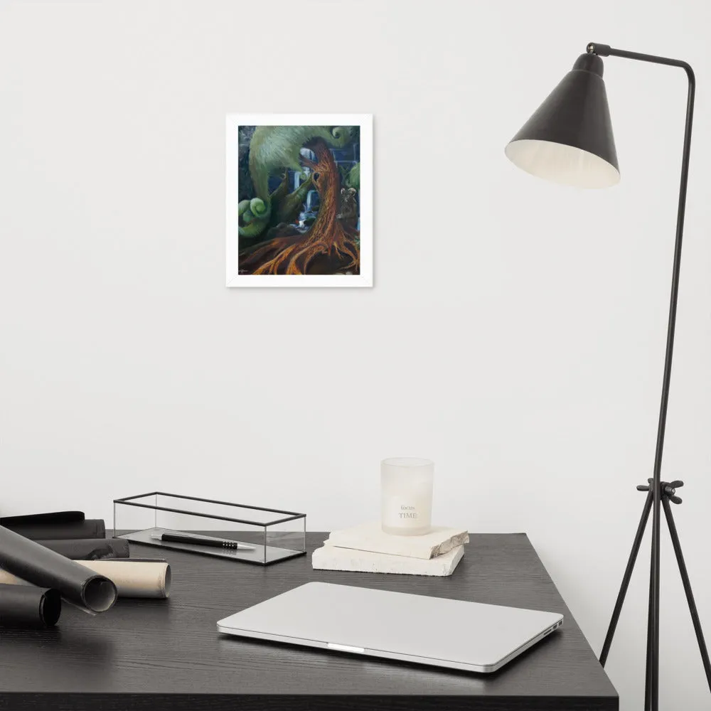 Horned beast Framed poster