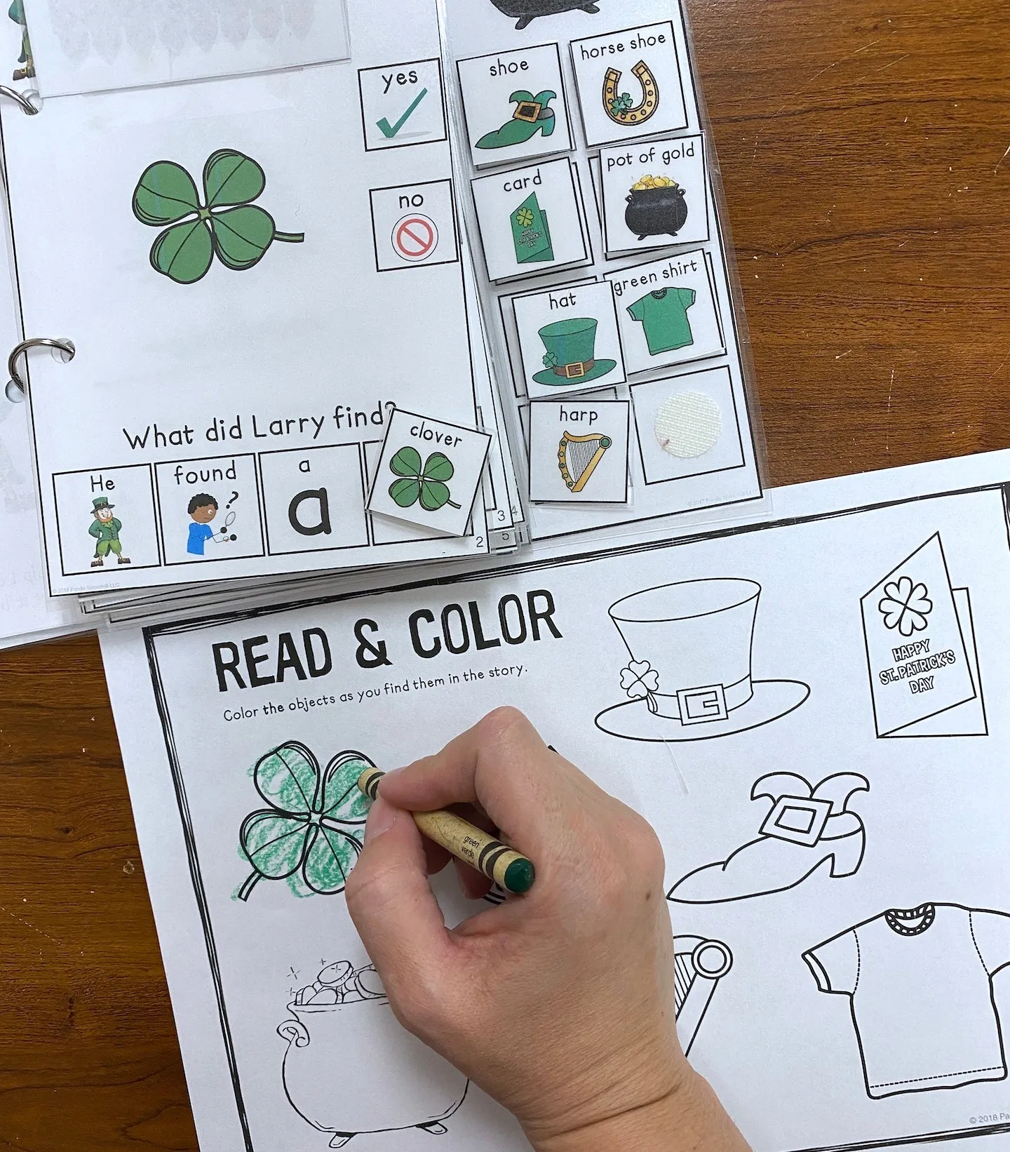 Larry's Pot of Gold Lift a Flap Book (Print & Make Book)