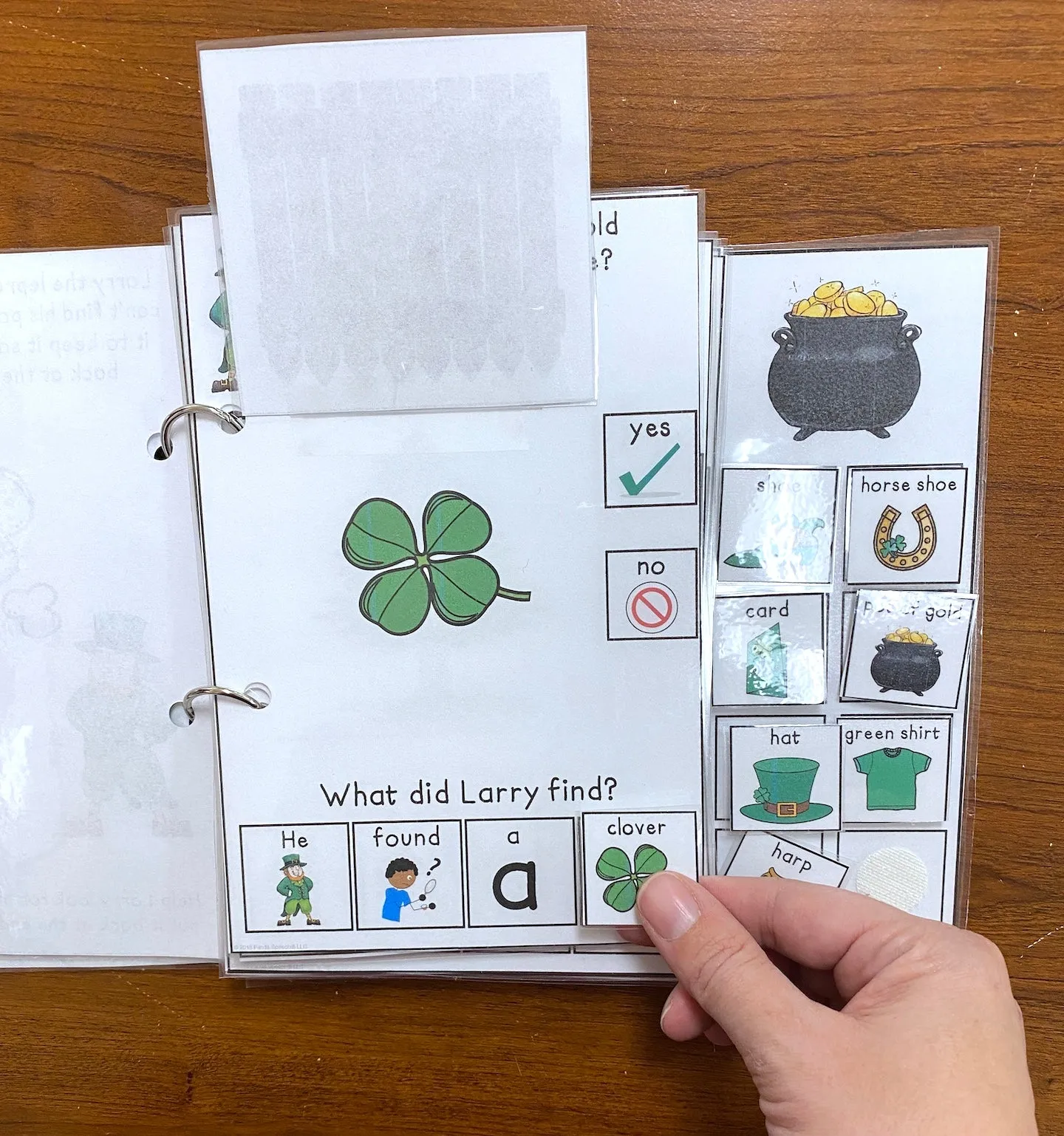 Larry's Pot of Gold Lift a Flap Book (Print & Make Book)