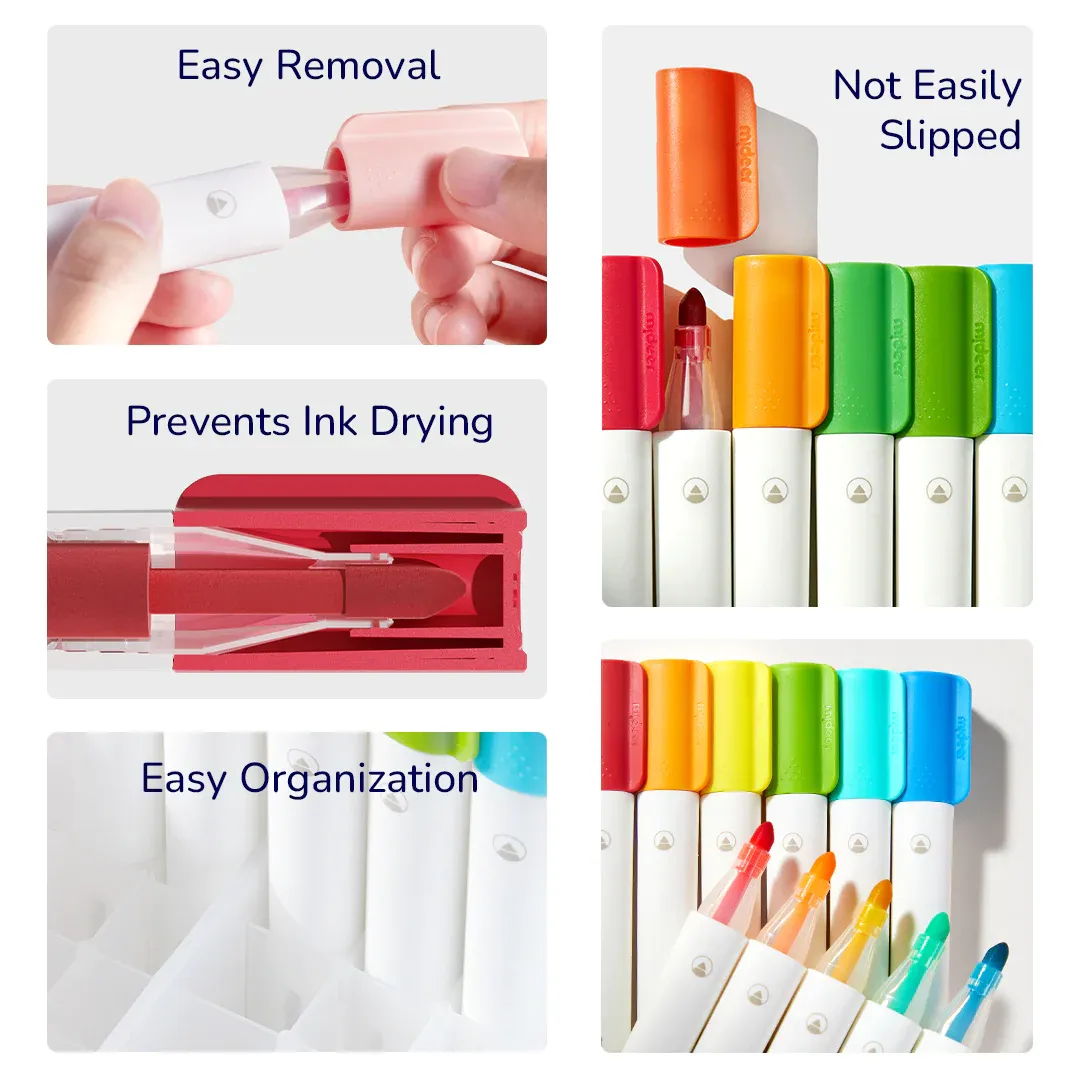 Let's Paint Washable Markers: 24 Colours