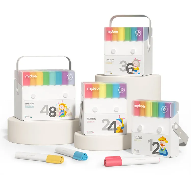 Let's Paint Washable Markers: 24 Colours