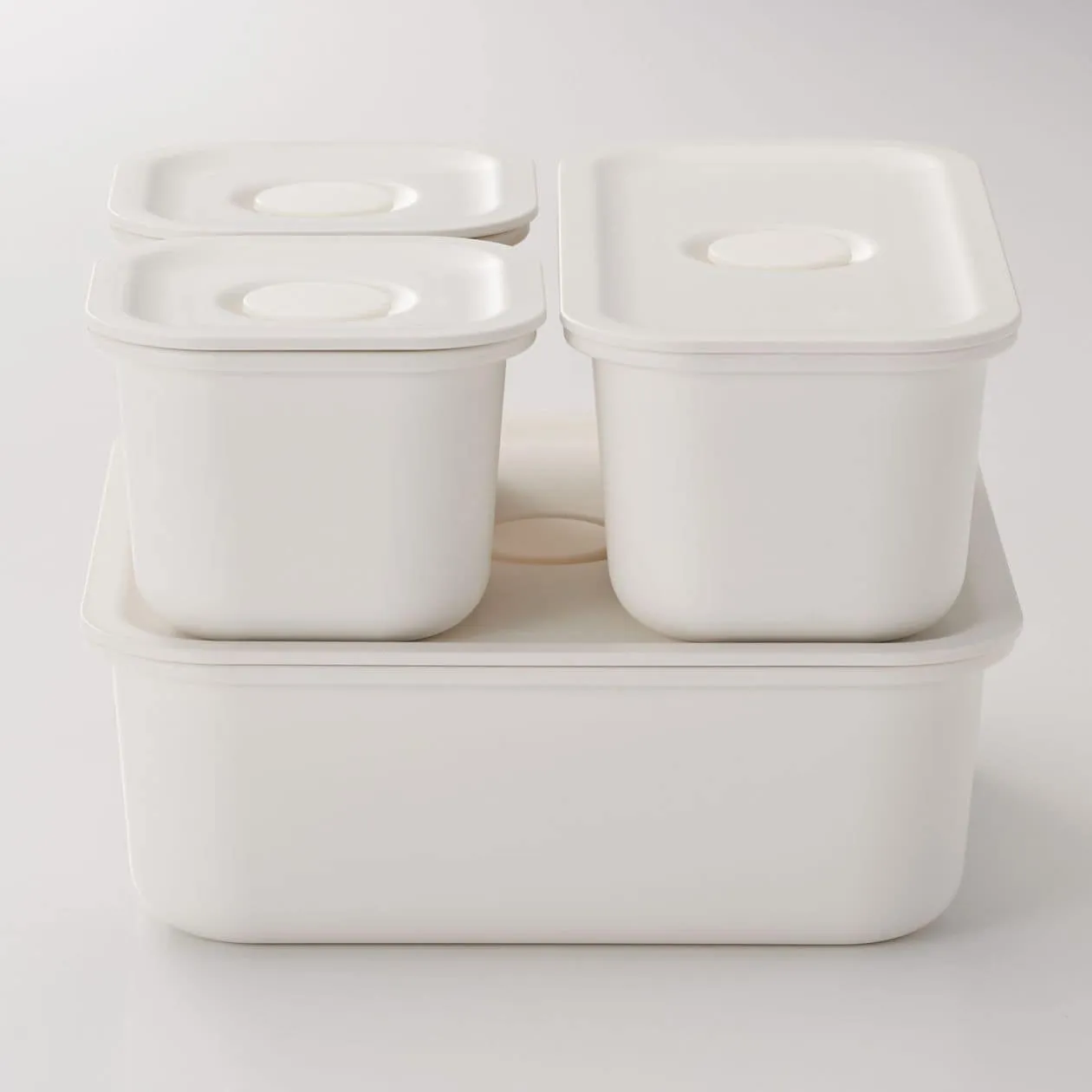Lunch Box Storage Container With Valve - White (70ml)