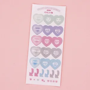 Mini Heart Frame Deco Sticker
