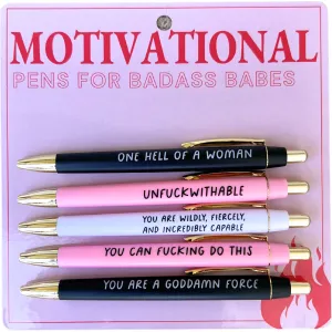 Motivational Pens For Badass Babes (mothers day, gift)