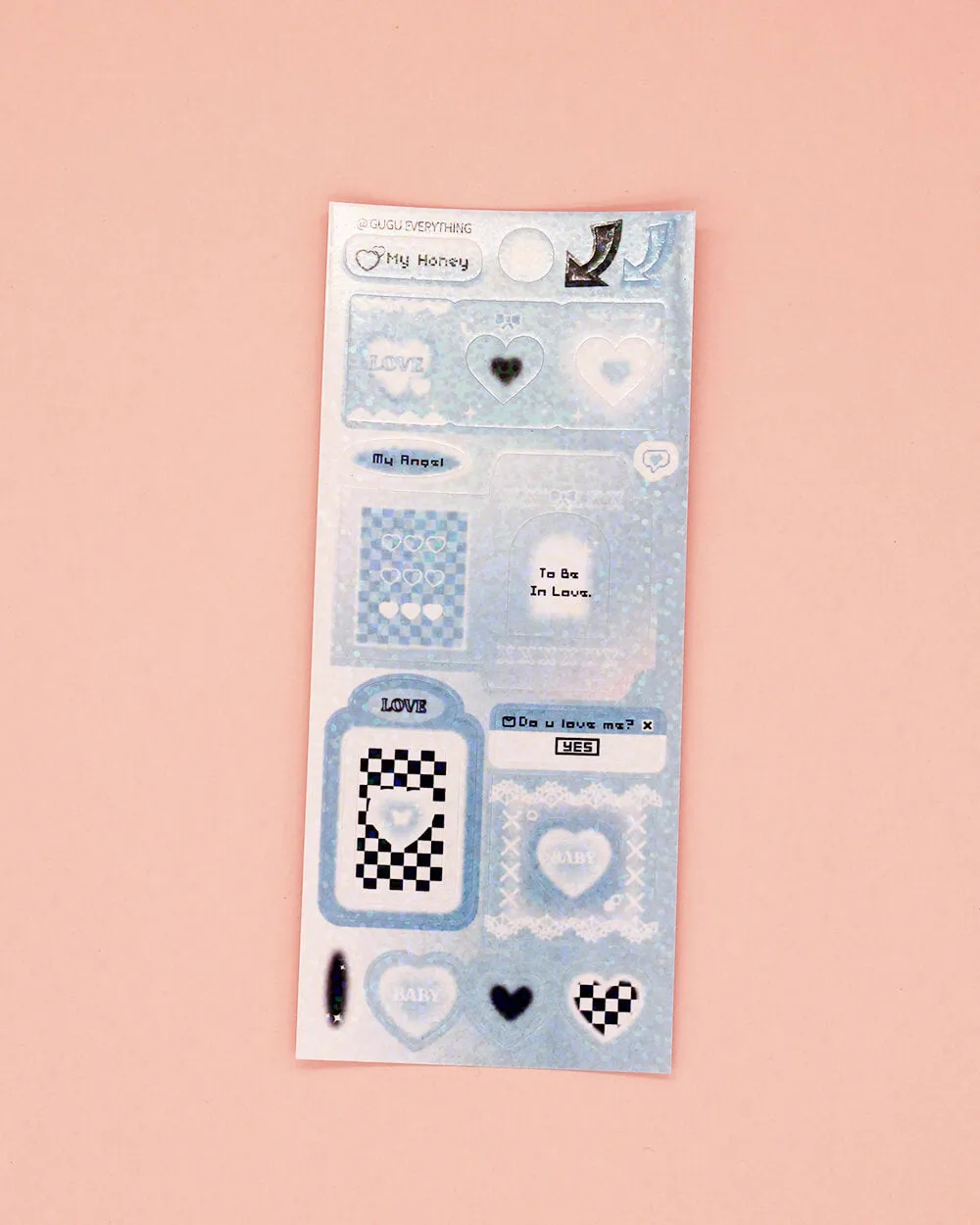 My Honey Love Frame Deco Sticker