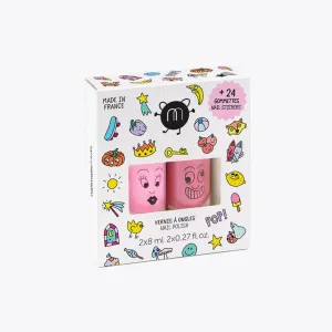 Nail Polish & Sticker Set / Pop