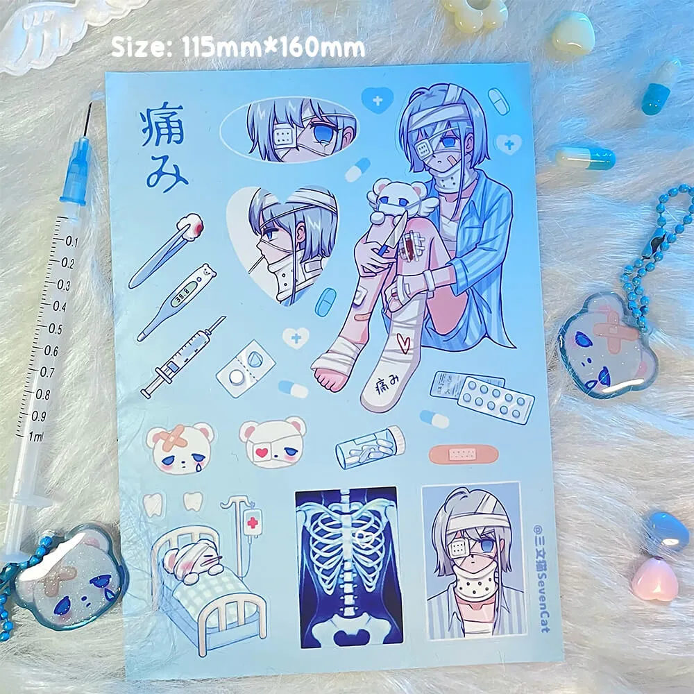 Nurse & Bandage Girl Deco Stickers