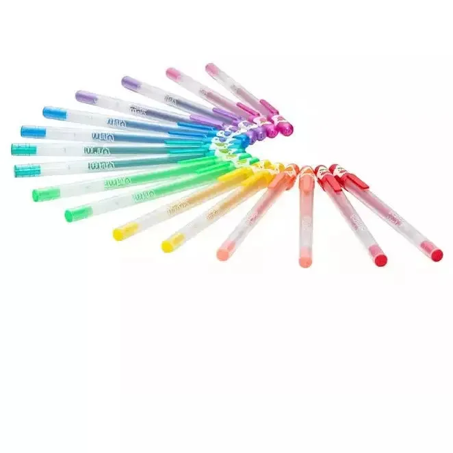 Ooly Yummy Yummy Scented Glitter Gel Pens: Set of 12- Flat Box