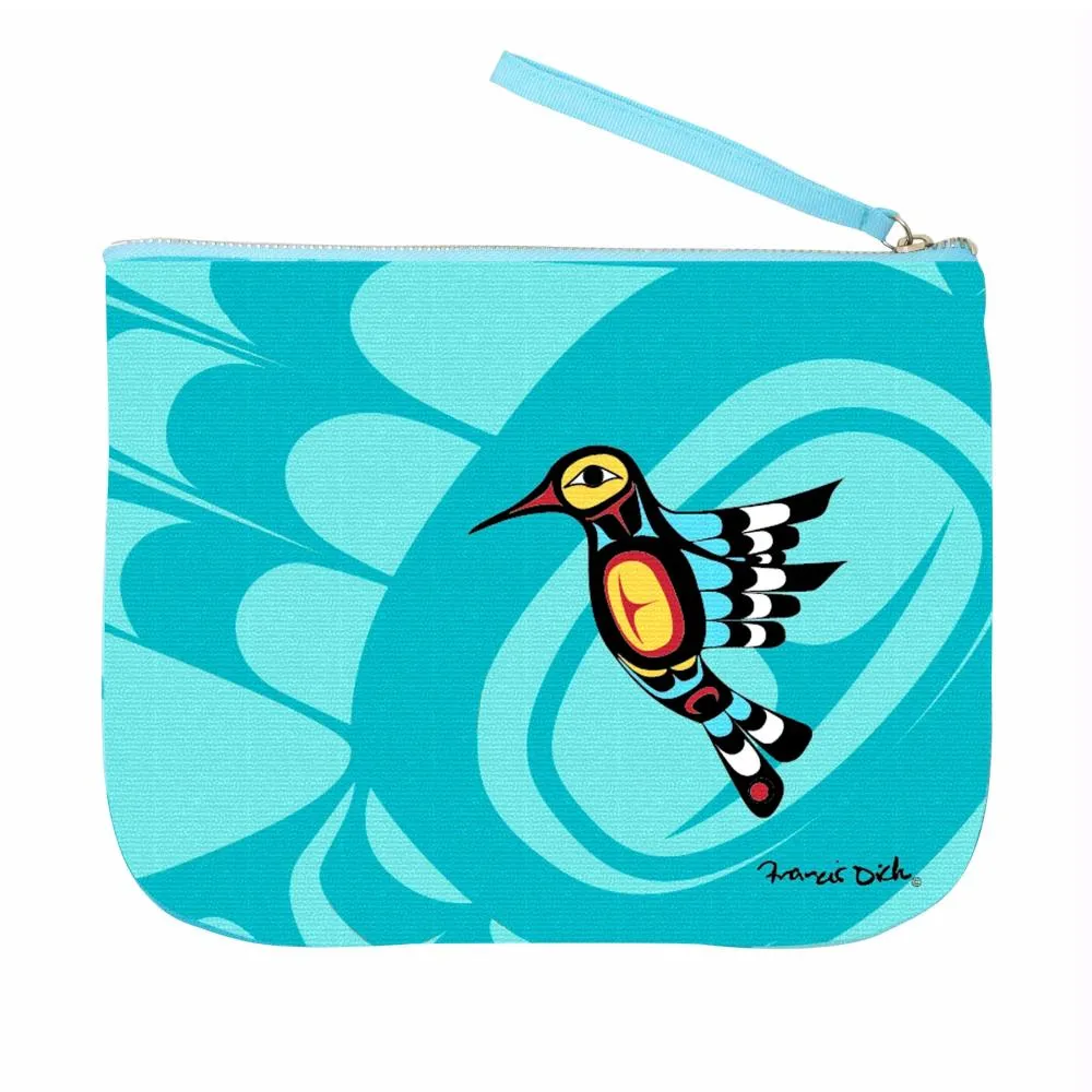 Oscardo Eco Zip Pouch - Francis Dick: Hummingbird