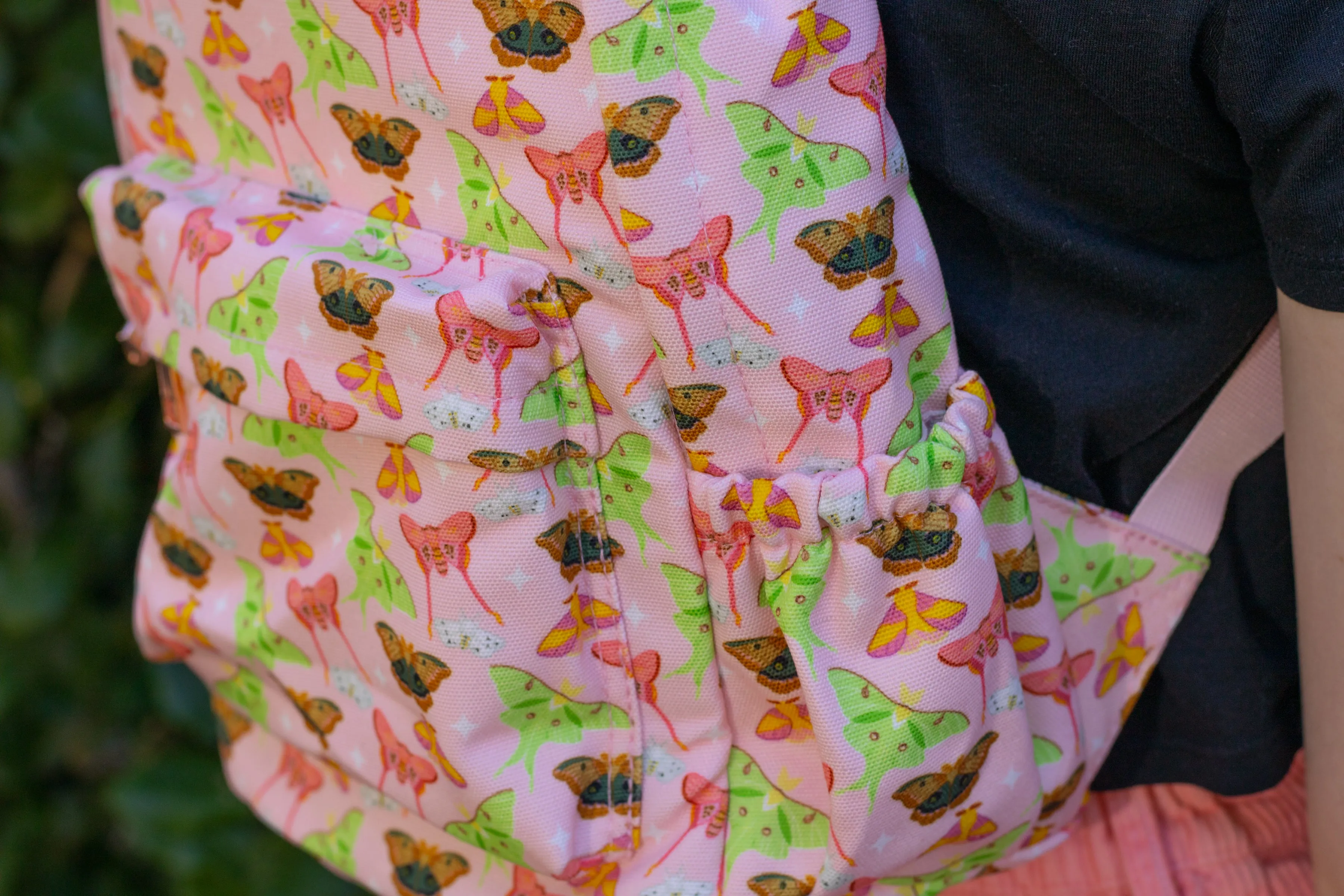 Pastel Moth Mini Backpack!