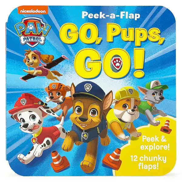 PAW Patrol Go, Pups, Go! Peek-A-Flap Board Book