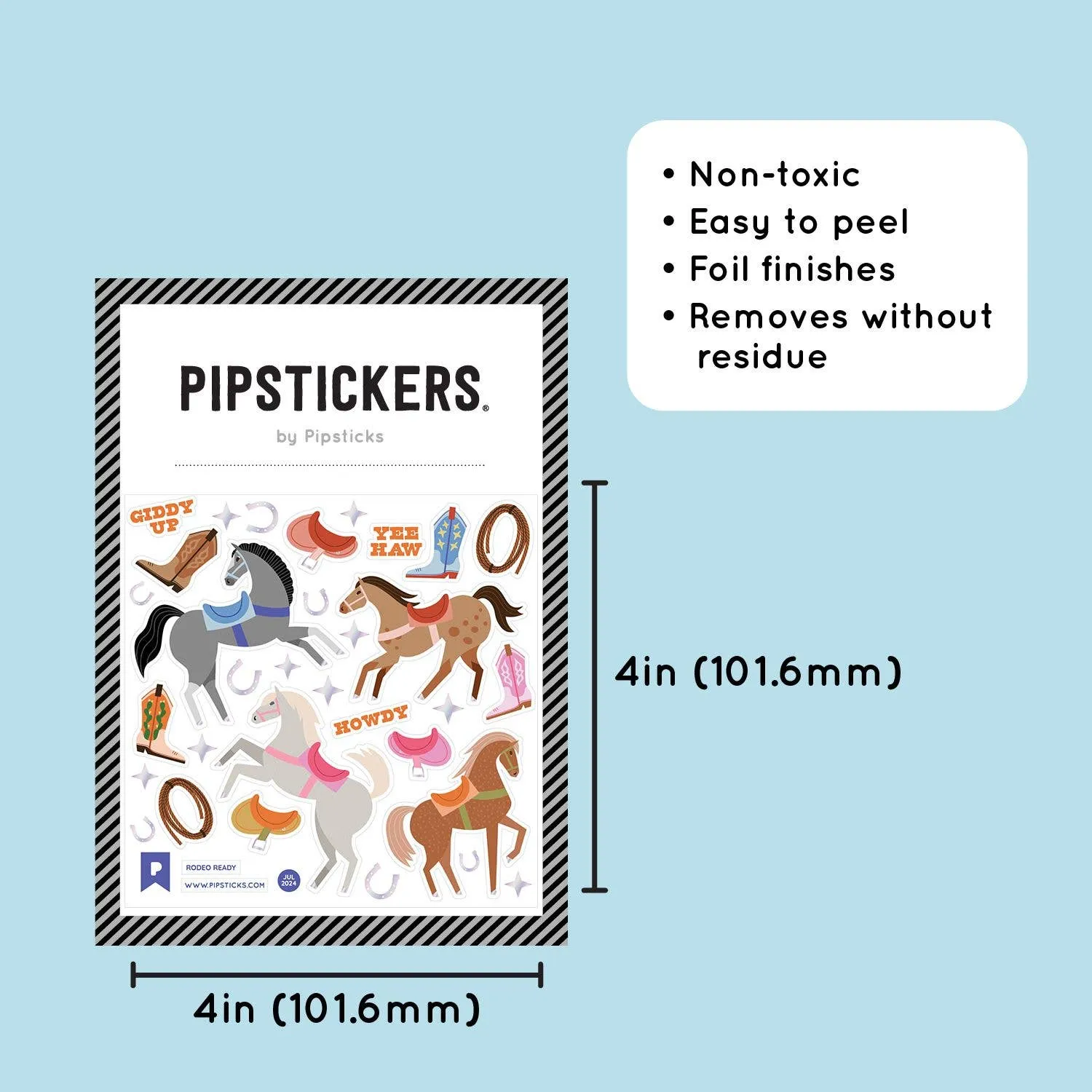 Pipsticks - Rodeo Ready sticker sheet