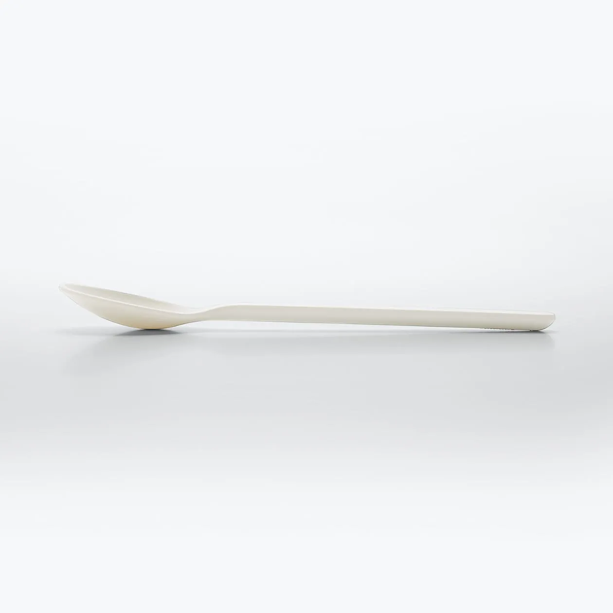 Polypropylene Fork & Spoon Set - White