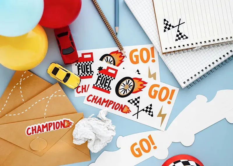 Racing Car Stickers