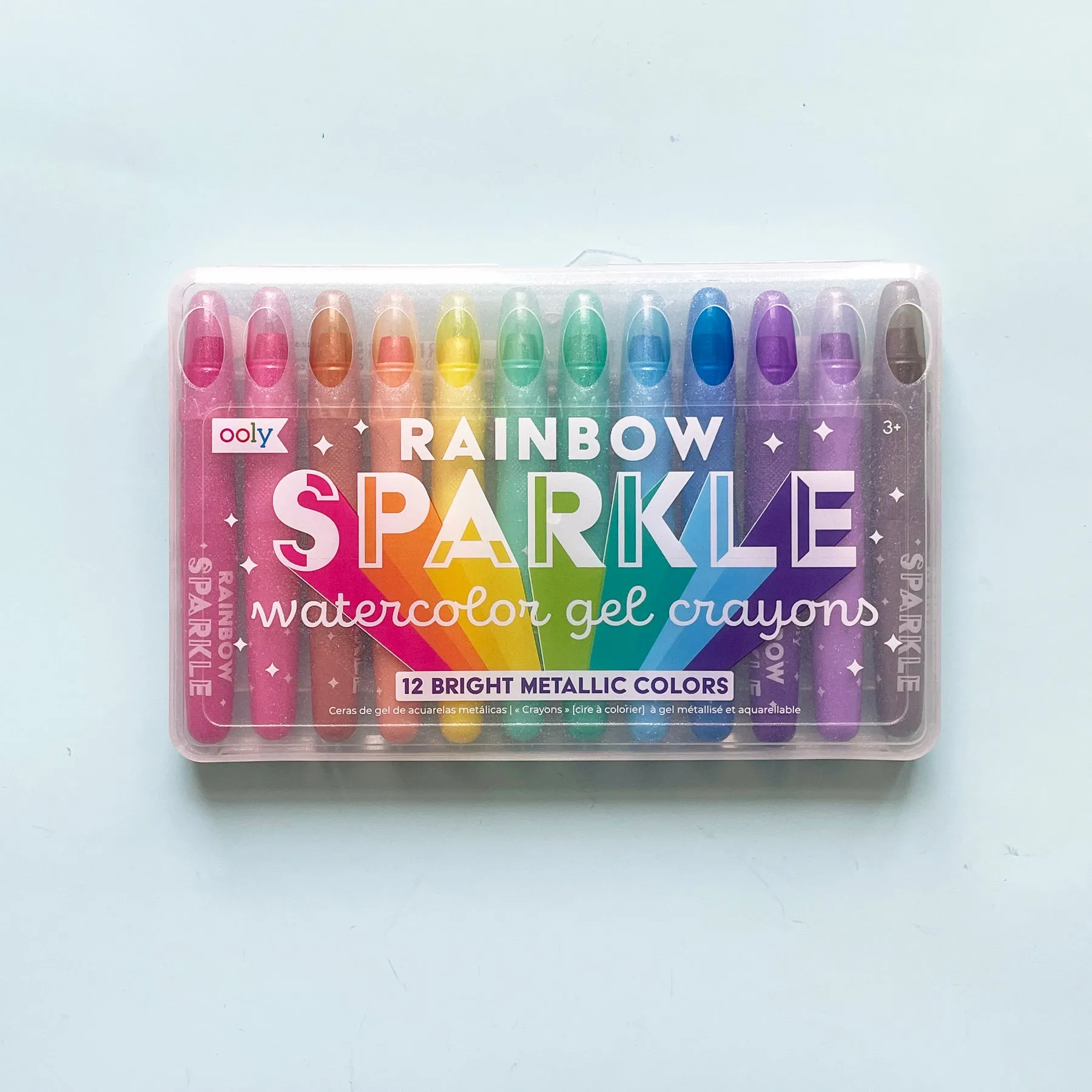 Rainbow Sparkle Gel Crayons