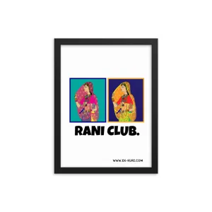 Rani Club - Framed poster